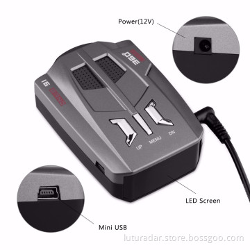 full bands Spanish/English/Russian voice alert radar detector